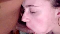 Barely legal makes me cum twice on her mouth after nice fuck